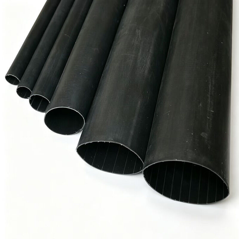 Black Halogen Free Heat Shrink Tubing Waterproof Medium Wall Heat Shrink Tubing Low Voltage