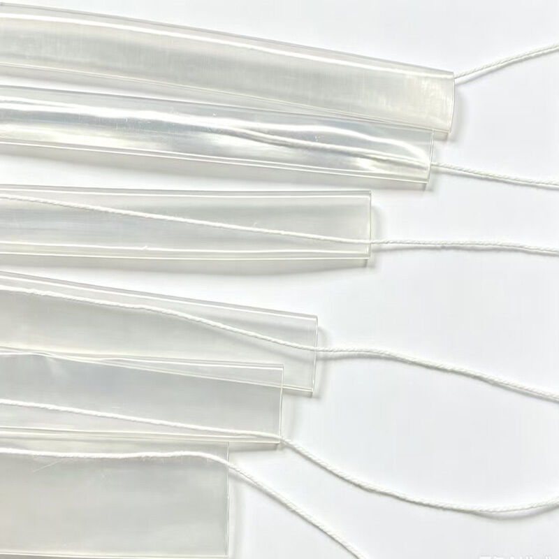Flexible Transparent Heat Shrink Tubing Customized Transparent Heat Shrink Tube Waterproof With Pull Line