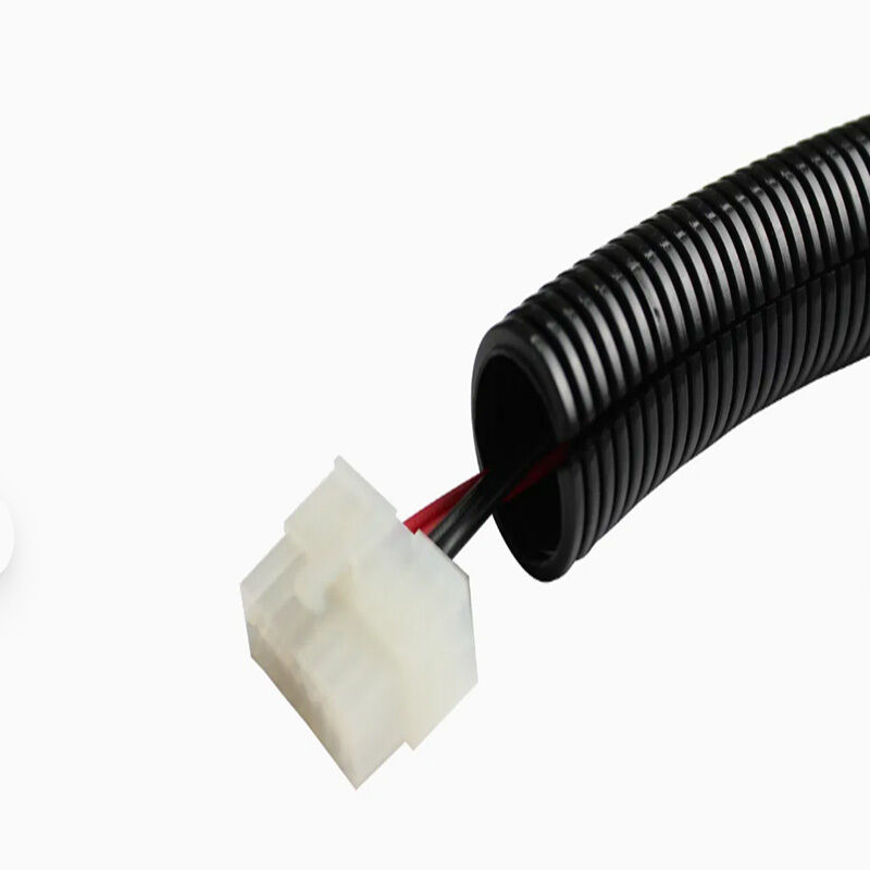 Polyamide 12 Corrugated Flexible Conduit Anti Torsion Black Corrugated Conduit