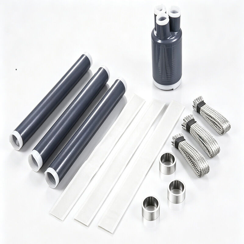 Low Voltage Heat Shrinkable Straight Joint Waterproof Sealing XLPE Cable Termination Ageing Resistant